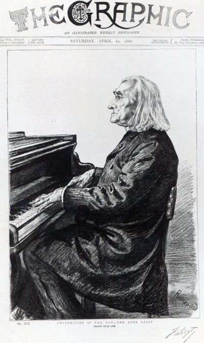 Franz Liszt, Titelblatt von 